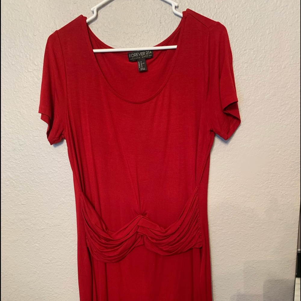 Red dress